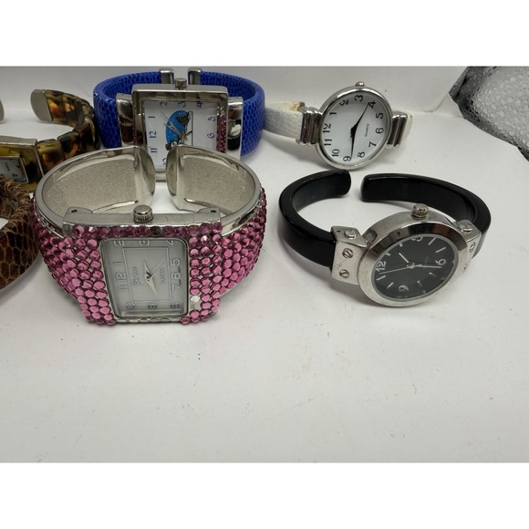 Mixed Brands Cuff Bangle Bracelet Watches Lot Of 20 Mixed Materials main image 5